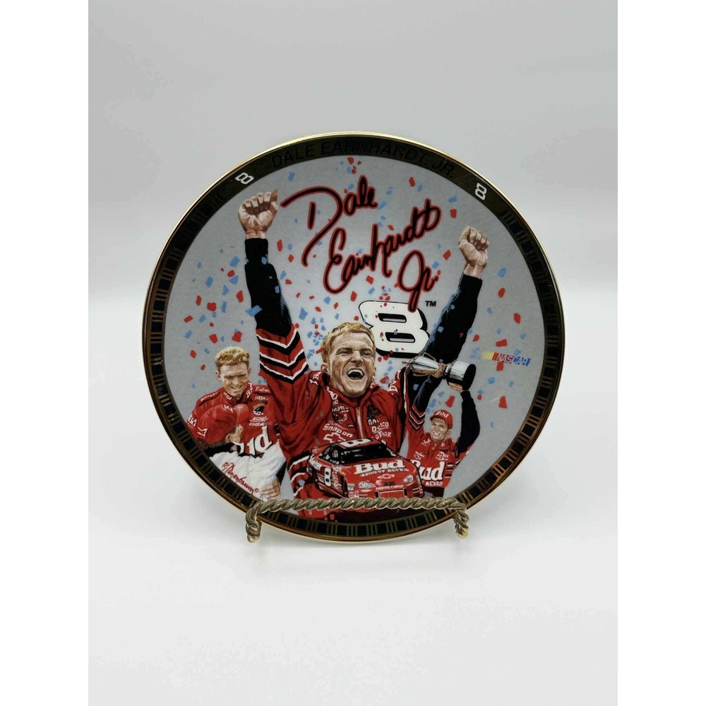 Vintage‎ 2001 Dale Earnhardt Jr. Legacy Plate Dominator Collection NASCAR Racing